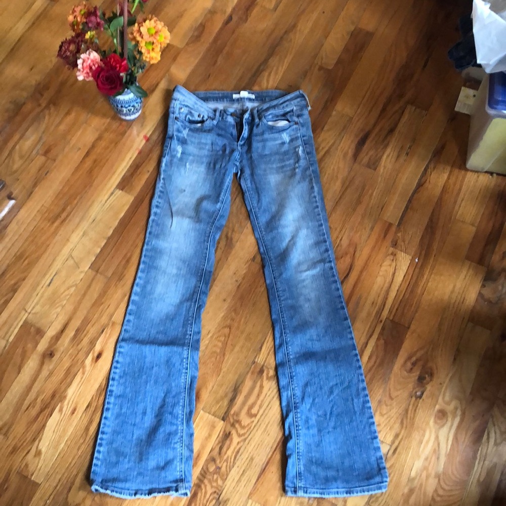 ABOUT TO DONATE!! Forever 21 blue flare jeans